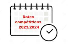 Dates compétitions 2023 2024