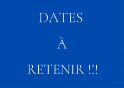 Dates à retenir pour la saison 2025-2026